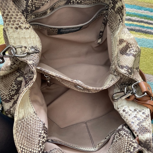 Gianni Chiarini Leather Snake Skin Bag - Picture 3 of 10